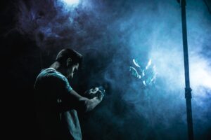 Røgmaskiner og lysshow